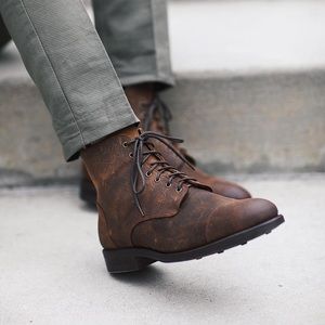 Taft The Dragon Boot in Rust, Brown Leather Boot